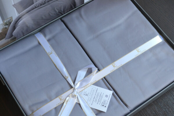 Постільна білизна First Choice Cotton Satin 200 х 220 см Snazzy Quick Silver - Image 3