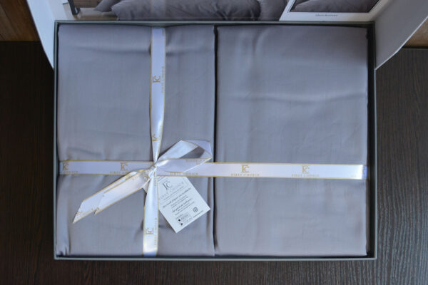 Постільна білизна First Choice Cotton Satin 200 х 220 см Snazzy Quick Silver - Image 4