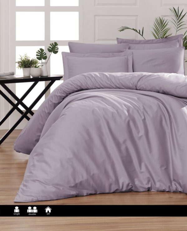 Постільна білизна First Choice Cotton Satin 200 х 220 см Snazzy Lavender