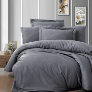 Постільна білизна First Choice Cotton Satin 200 х 220 см Snazzy Quick Silver