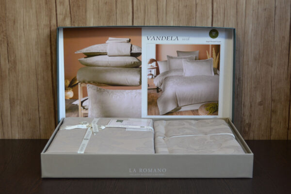 Постільна білизна La Romano Premium Satin 200×220 см Vandela Rock - Image 3