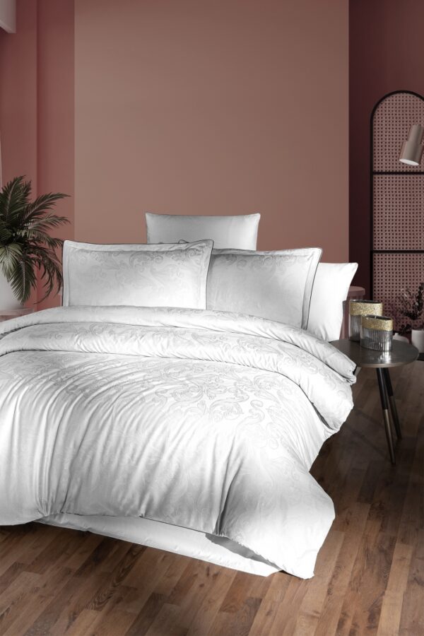 Постільна білизна La Romano Premium Satin 200×220 см Vandela White